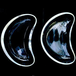 Medias lunas cristal