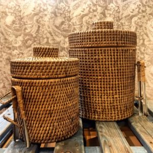 Cubos hielo rattan