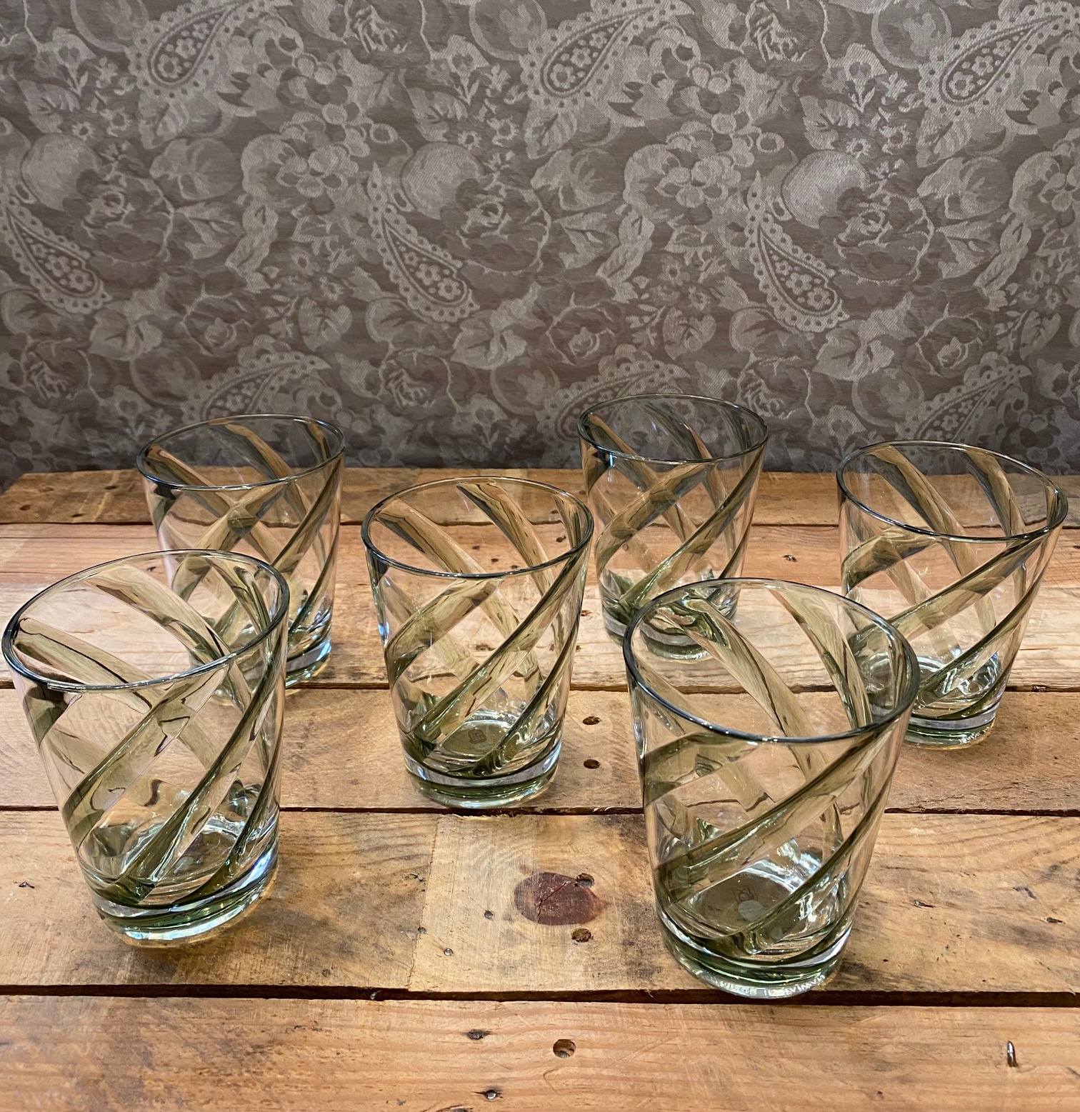 Pack de 6 vasos Melamina verdes