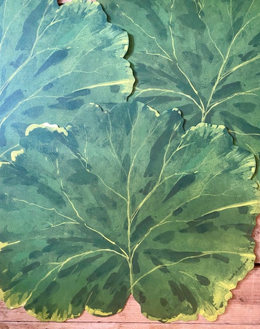 Individuales hoja tropical