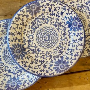 Platos papel llanos "azules"